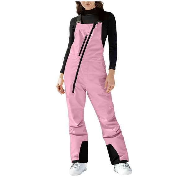Snow Pants Womens Sevevn Women's Snow Ski Overalls Windproof Insulated Romper Snowpants