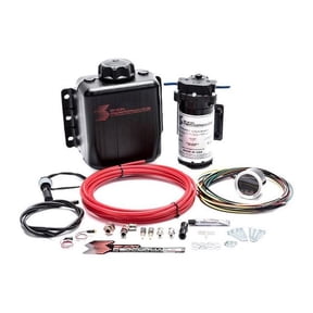 Snow Performance SNO-210 Stage 2 Boost Cooler Forced Induction Progressive Water-Methanol Injection Kit (Red High Temp Nylon Tubing, Quick-Connect Fittings)