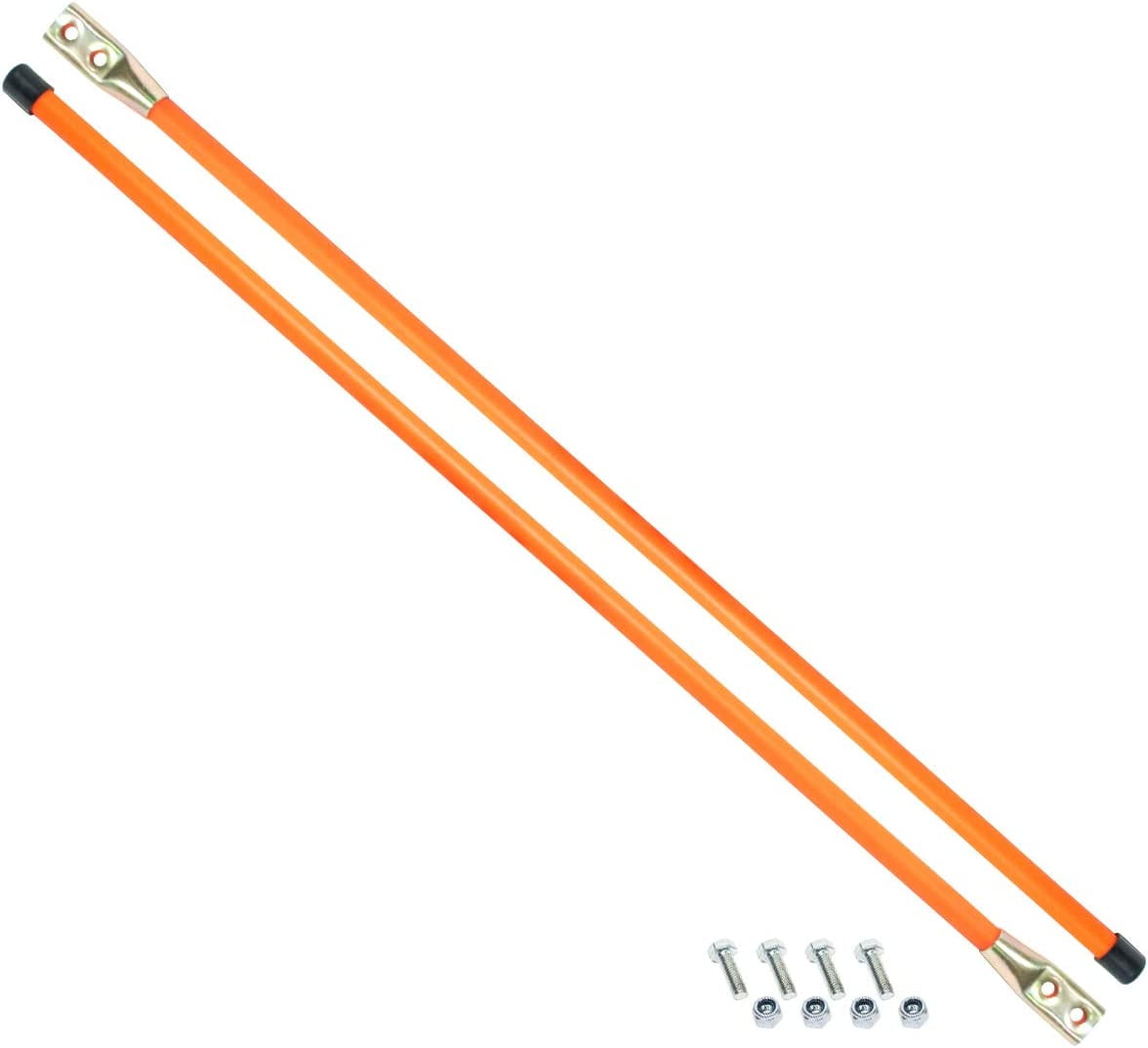 Snow Plow Guides Stakes Markers Safety Orange Bolt On Hardware