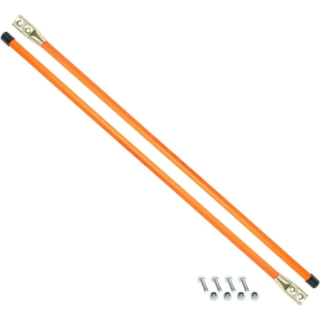 Snow Plow Guides Stakes Markers Safety Orange Bolt On Hardware