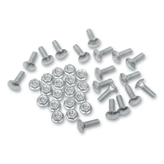 Snow Plow Wear Bar Bolt Nut Kit 7 Pack 5/16" x 1" Bolt 8mm Universal Fit