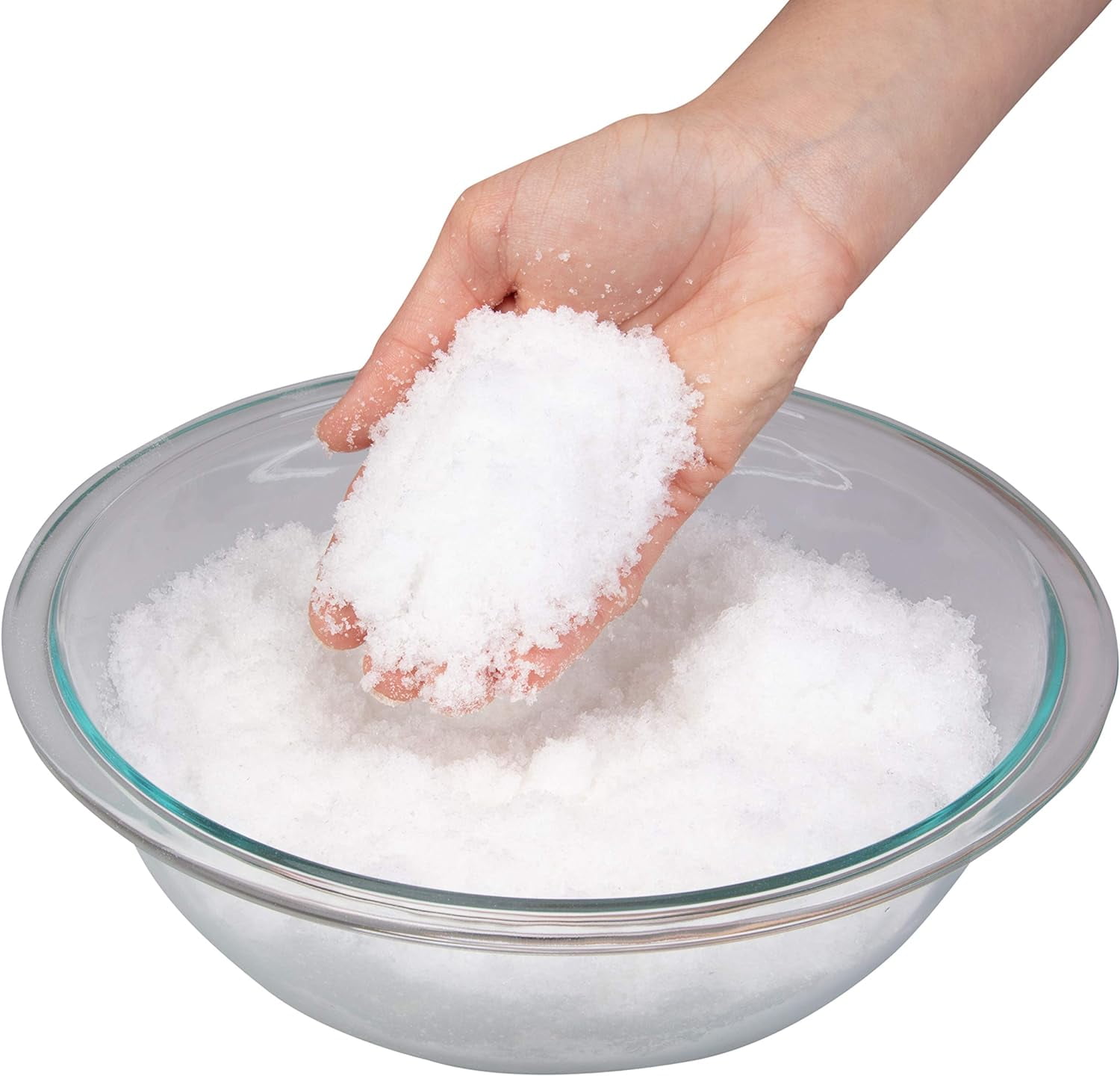 Snow Powder Kids Play Snow, Safe & Non Toxic Makes 5 Gallons Of Snow, Just Add Water 1 Lb
