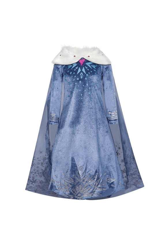 Snow Princess Dress Girls Cosplay Party Fancy Child Costume Christmas Dress up