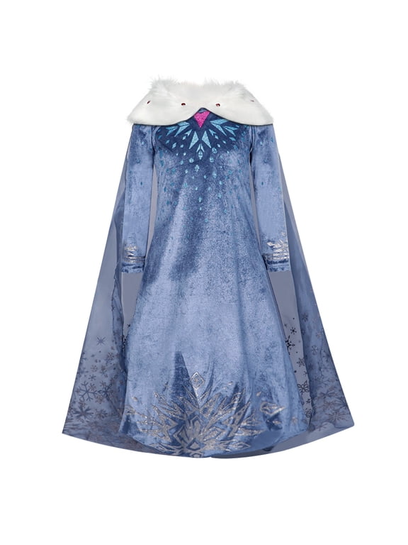 Snow Princess Dress Girls Cosplay Party Fancy Child Costume Christmas Dress up