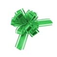 thumbnail image 1 of Snow Pull Bow Ribbon, 14 Loops, 1-1/4-Inch, 2-Count - Emerald Green, 1 of 4