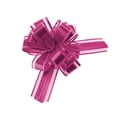 thumbnail image 1 of Snow Pull Bow Ribbon, 14 Loops, 1-1/4-Inch, 2-Count - Fuchsia, 1 of 4