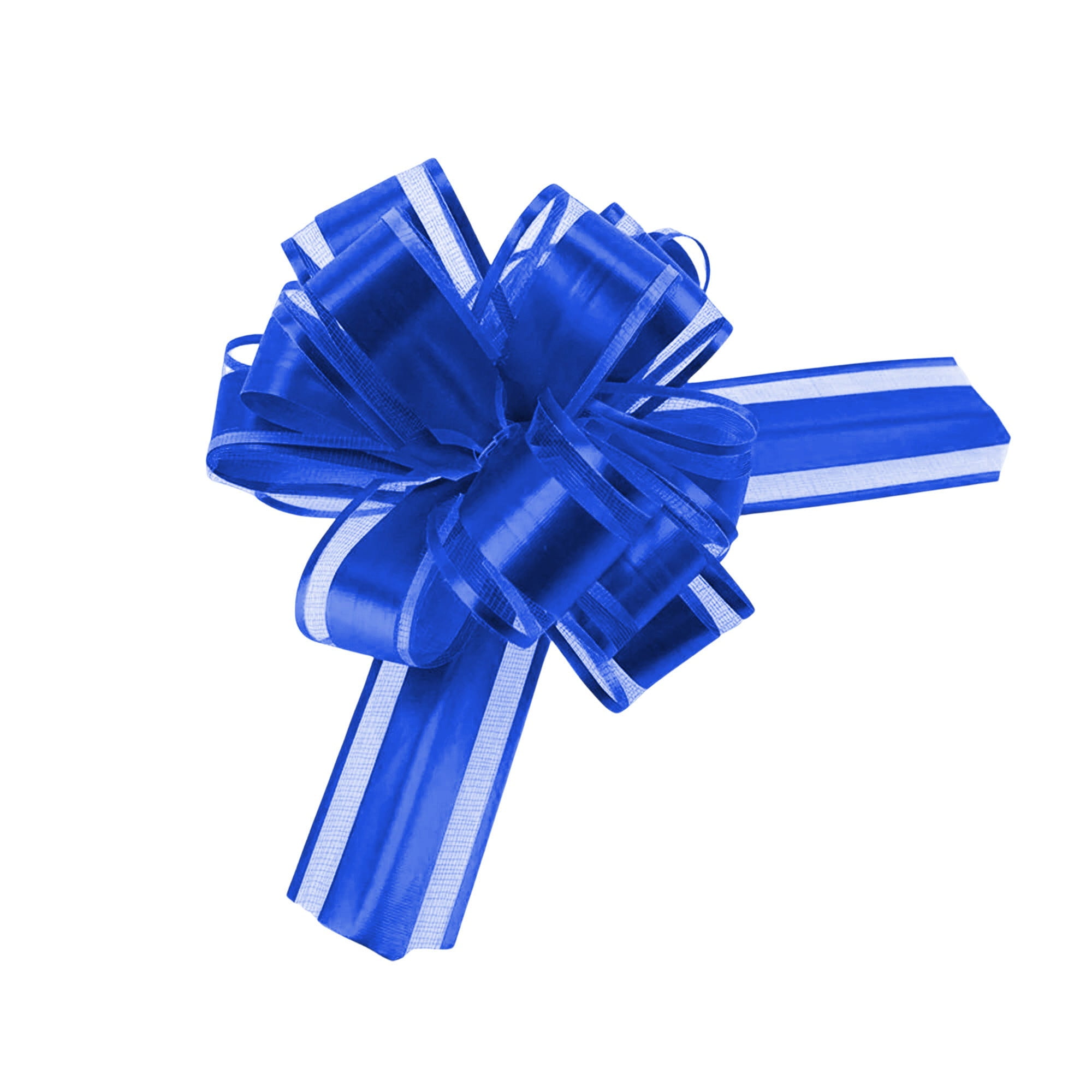 Snow Pull Bow Ribbon, 14 Loops, 1-1/4-Inch, 2-Count - Royal Blue ...