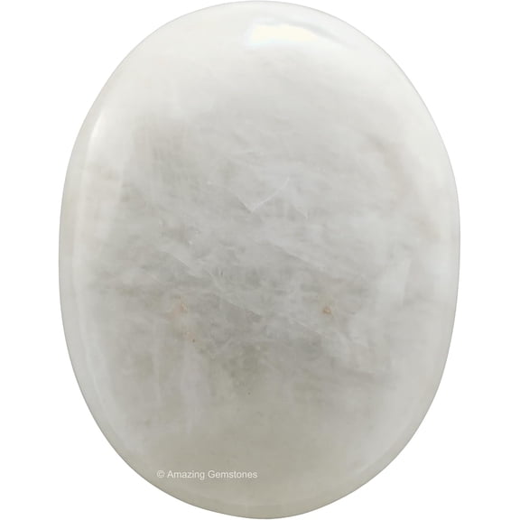Snow Quartz Crystals & Healing Stones - Large Palm Stone Crystals Piedra