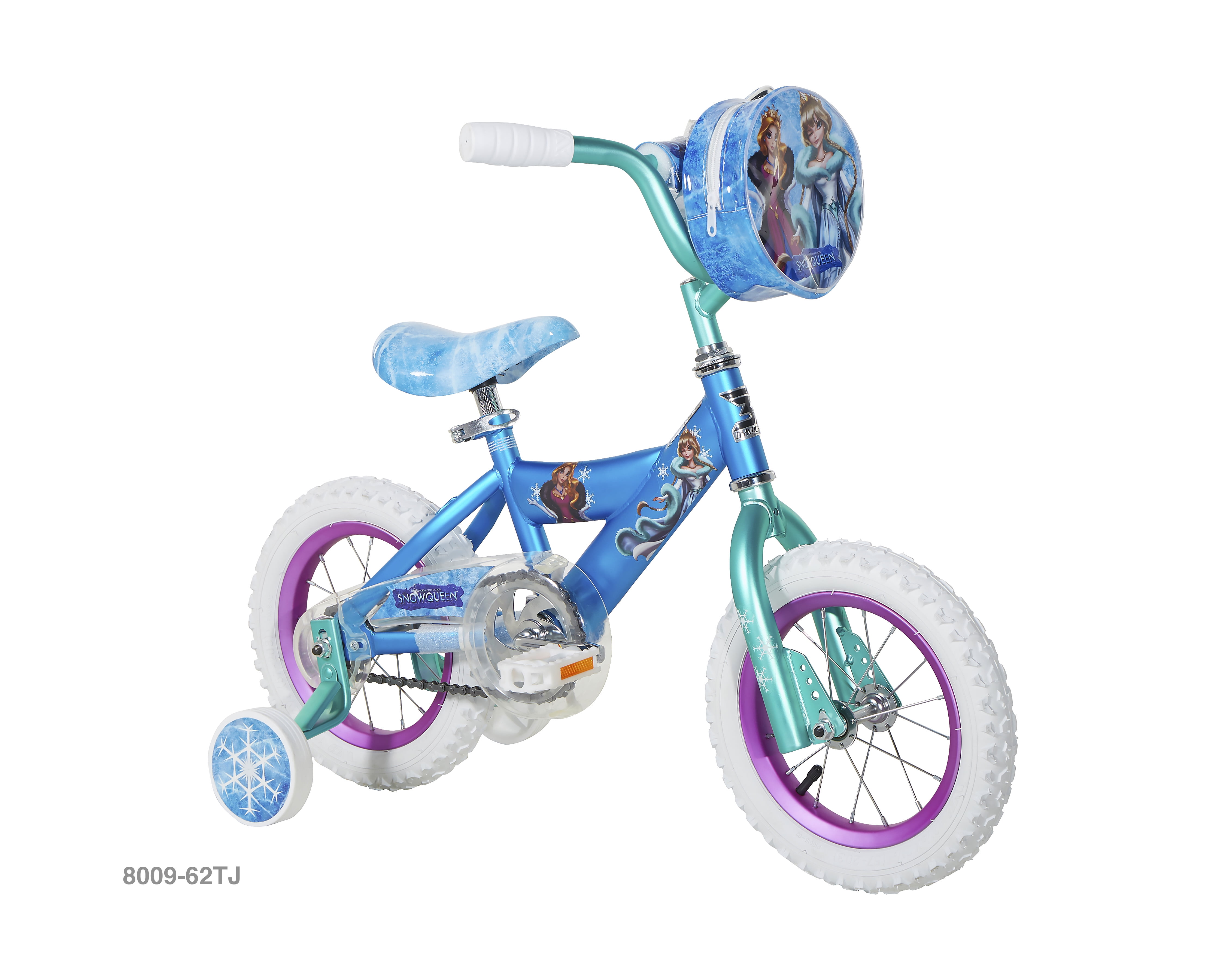 Bicicleta Niña 16 Pulgadas Snow Queen 5-7 Años - Azul