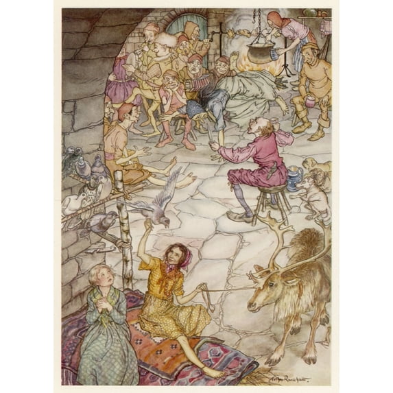 Snow Queen 6 Poster Print By Mary Evans Picture Libraryarthur Rackham (24 X 36)