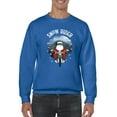thumbnail image 1 of Snow Rider Santa Sweatshirt Men -Smartprints Designs, Male XX-Large, 1 of 4
