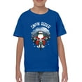 thumbnail image 1 of Snow Rider Santa T-Shirt Juniors -Smartprints Designs,  Large, 1 of 4