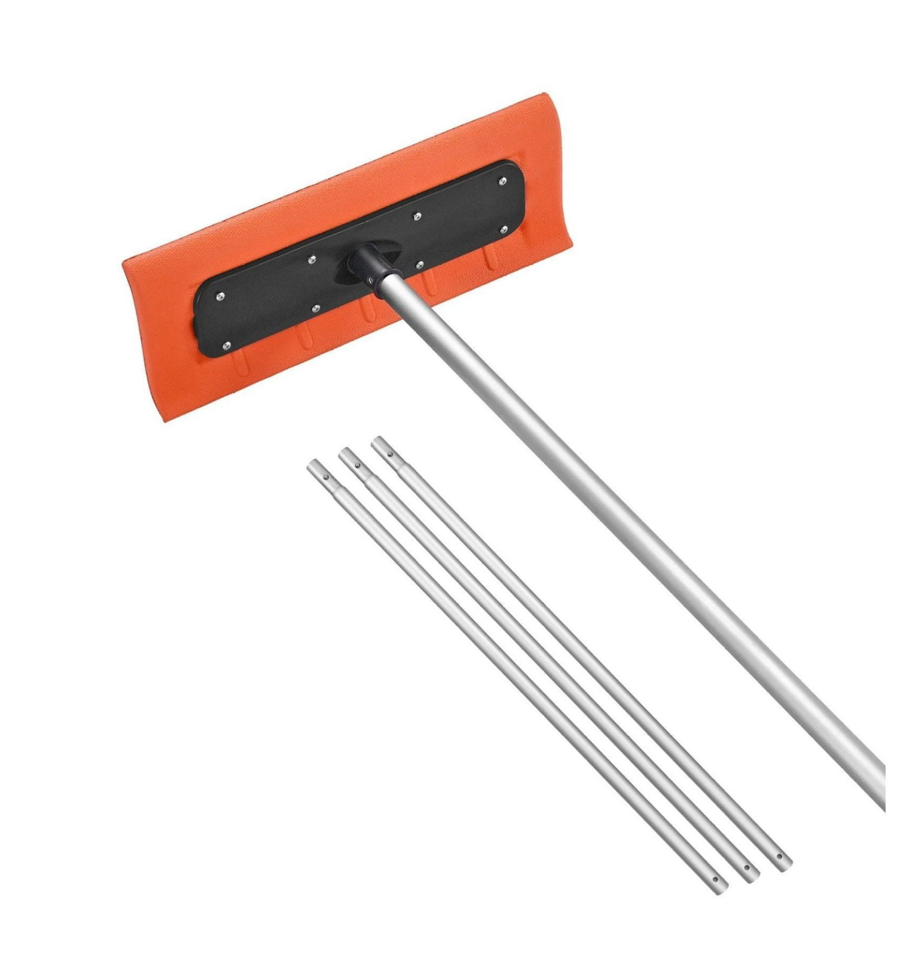 Snow Rake Foam Snow Roof Rake, 17.7 inch Foam Blade, 7.3-18.4 ft Adjustable Snow ...