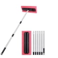 thumbnail image 1 of Snow Roof Rake Foam Scraper Clearing Tool Polyethylene Head Telescoping Extension Pole Non-Scratch Design Ergonomic Grip for Roof Car Roof Snow Removal in Winter, 1 of 4