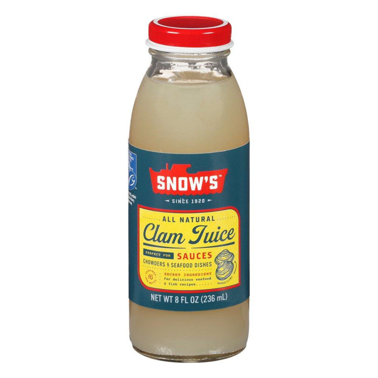 Snow'S All Natural Clam Juice, 8 Oz