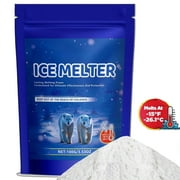 Snow Salt Ice Melt for Concrete, 20 lb, Safe for Driveways, Sidewalks & Patios, Melts Ice to -15°F，1PC