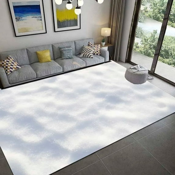 Snow Scene Carpet Rug for Winter Home r Snow Cover for Christmas Tree Backdrop ration Fake Snow Floor Mat LARGE SIZE