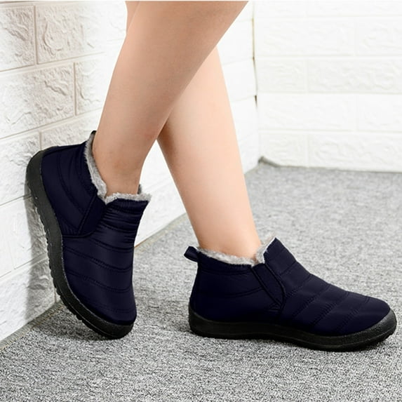 Snow Short Boots Women Flat Couple Water Warm Winter Men Velvet Women's Boots Warm Fashion Boots Women Womens Snow Boots 8.5 Size Womens Boots Snow Womens Winter Snow Boots Size 12 Wide Width Snow