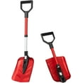 Snow Shovel for Car, Fast Folding and Telescoping Design for Emergency
