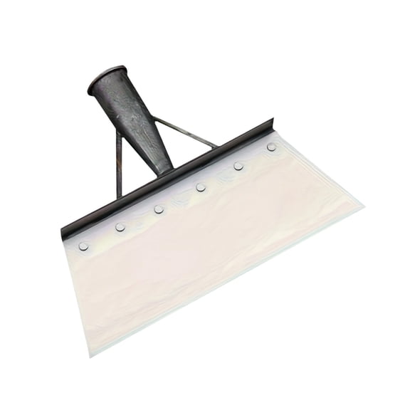 Snow Shovel & Garden Shovel Extra Large, Heavy Duty Multifunctional Cleaning Shovel, Manganese Steel Floor Scraper Long Handle Heavy Duty For Snow Removal, Farming, & Cleaning