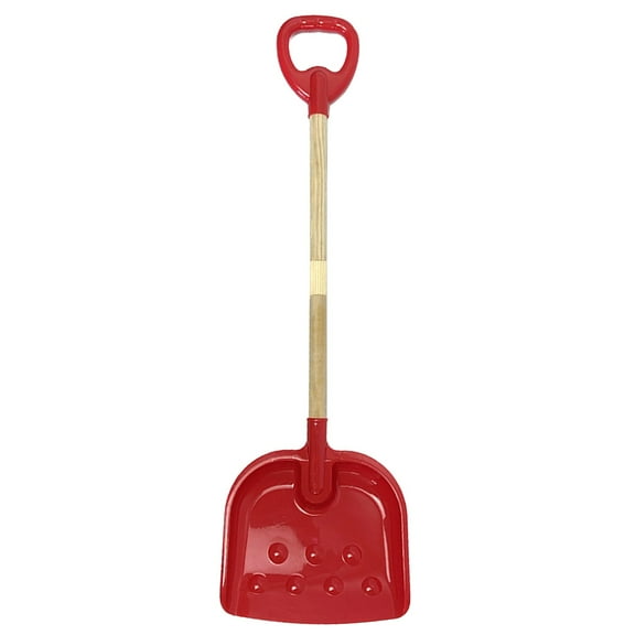 Snow Shovel Toy, Heavy-Duty Outdoor Sand & Snow Shovel for Beach Winter Play, Ergonomic Handle for Children, Multi-Purpose Tool (1Pcs) Red