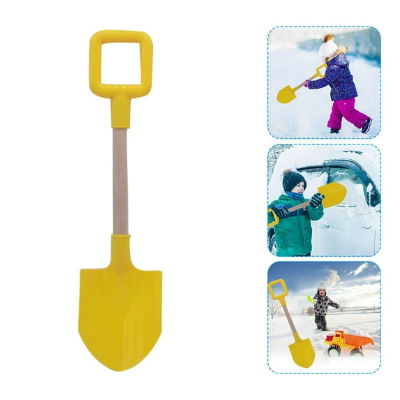 Snow Shovels for Kids Playing Snow, 15.7 Inch Snow Shovels for Snow Removal, Plastic Snow Shovel Tool Kit, Shovel with Handle for Digging Snow Fun Christmas Winter Gift