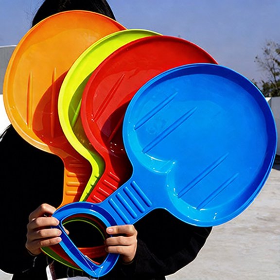 Snow Sled Board Slider Seat, Lightweight Sledge for Winter Skiing, Sand and Grass Sliding Toy, Cold Resistant Outdoor Play