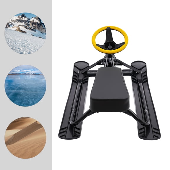 Snow Sled, Snow Racer Sled, Ski Sled Slider Board