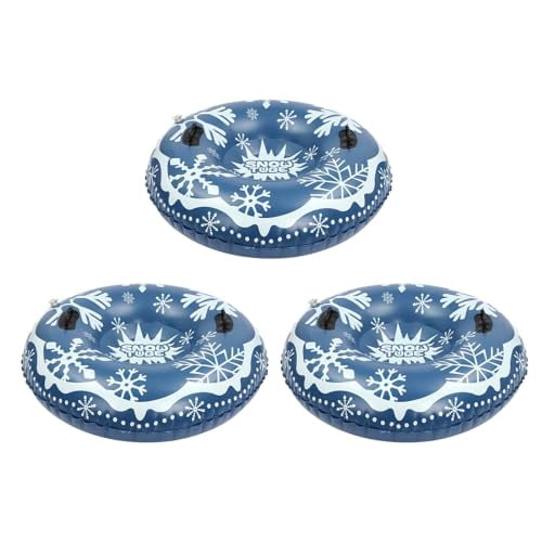 ZIZZ Snow Tubes For Kids Adult -Heavy Duty Inflatable Snow Sleds For