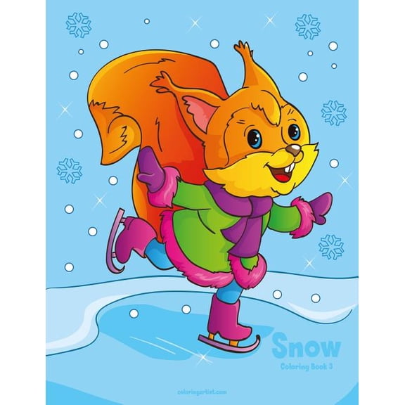 Snow Snow Coloring Book 3, Book 3, (Paperback)