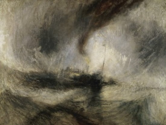 Snow Storm at Sea 1842 Joseph Mallord William Turner (1775-1851British) Tate Gallery London Canvas Art - Joseph Mallord William Turner (18 x 24)