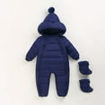 thumbnail image 1 of Snow Suits for Girls Jumpsuit Bera Ear Baby Romper Warm Outfits Baby Girl Puffy Coat Jacket Baby Boy 12-18 Months, 1 of 2