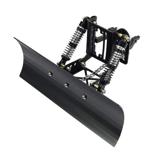 Snow Sweeping Tool Snow Plow Blade Durable Aluminum Alloy Accessory for 1/18 RC Hobby Car Black
