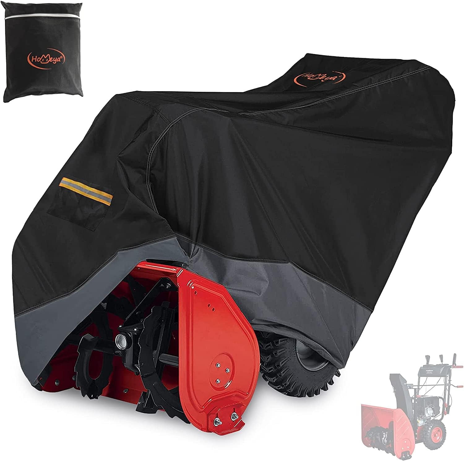 Snow Thrower Cover, Heavy Duty 600D Oxford Fabric Snow Blower Cover All ...