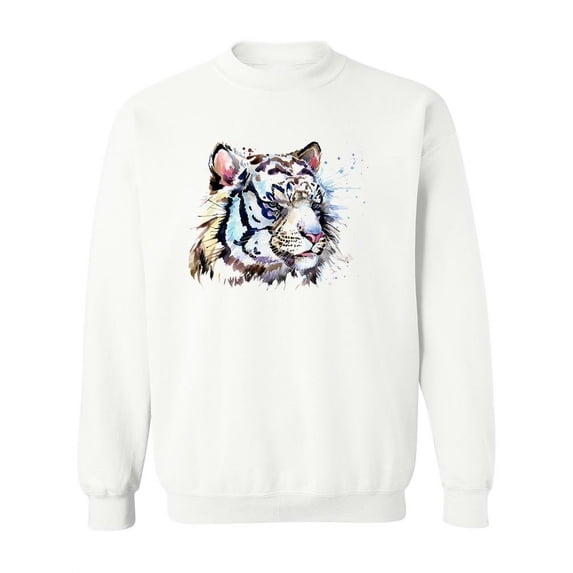 Snow Tiger Sweatshirt Women -Image by Shutterstock, Female Small