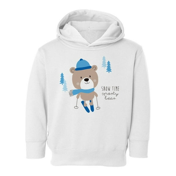 Snow Time Sporty Bear Hoodie Toddler -Image by Shutterstock,  2 Toddler