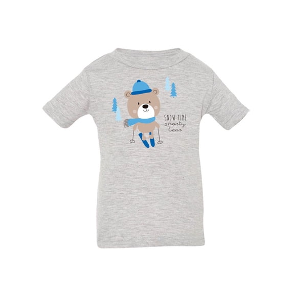 Snow Time Sporty Bear T-Shirt Infant -Image by Shutterstock, 18 Months