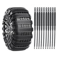 thumbnail image 1 of Snow Tire Chains Traction Cable for SUV Off-Road Winter Driving Ice Mud Snow Straps Anti-S Security Grip Enhanced Road Safety Accessories, 1 of 6