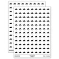 thumbnail image 1 of Snow Topped Mountains 200+ Round Stickers - White - Matte Finish - 0.50" Size, 1 of 3