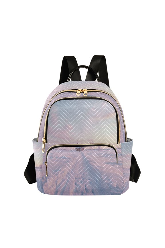 Snow Travel Laptop Backpack Casual Daypack Lightweight Bookbag Compartment for Business