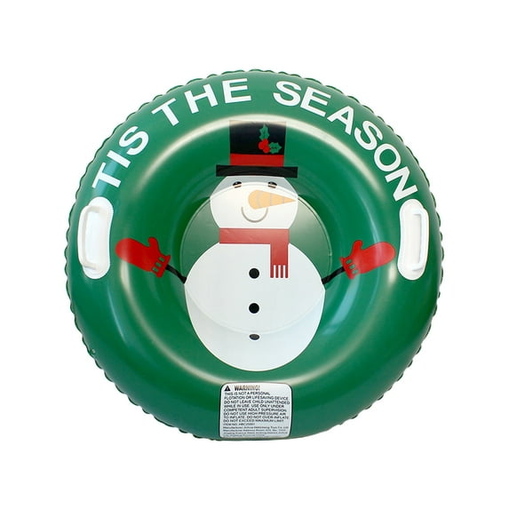 Snow Tube, Inflatable Snow Sled for Kids and Adult, Sleds for Snow with Handles, Winter Toys for Outdoor Sledding Snow Tube Sports