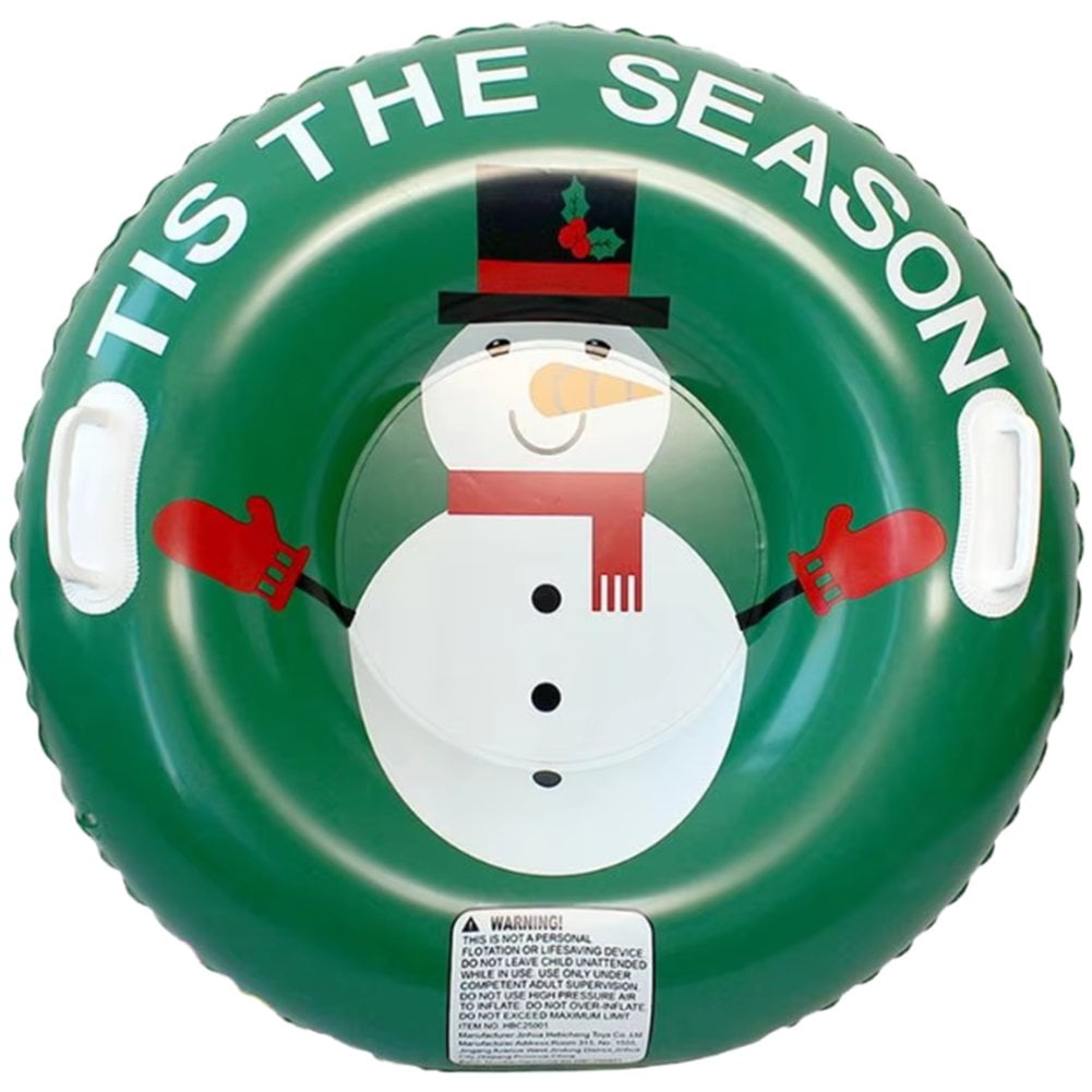 Snow Tube, Inflatable Snow Sled for Kids and Adult, Thickened Heavy ...
