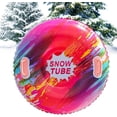 thumbnail image 1 of Snow Tube | Thickened Inflatable Sledge | Winter Sports Snow Tube, Durable PVC Design | Trail Snowfield Outdoors Kids Adults Sledding Sliding Recreation Ensuring Durability and Reliability, 1 of 5