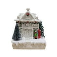 thumbnail image 1 of Snow Village Christmas Houses, LED Xmas Home Decor Collectible Buildings Gift for Kids (without Battery), 1 of 6
