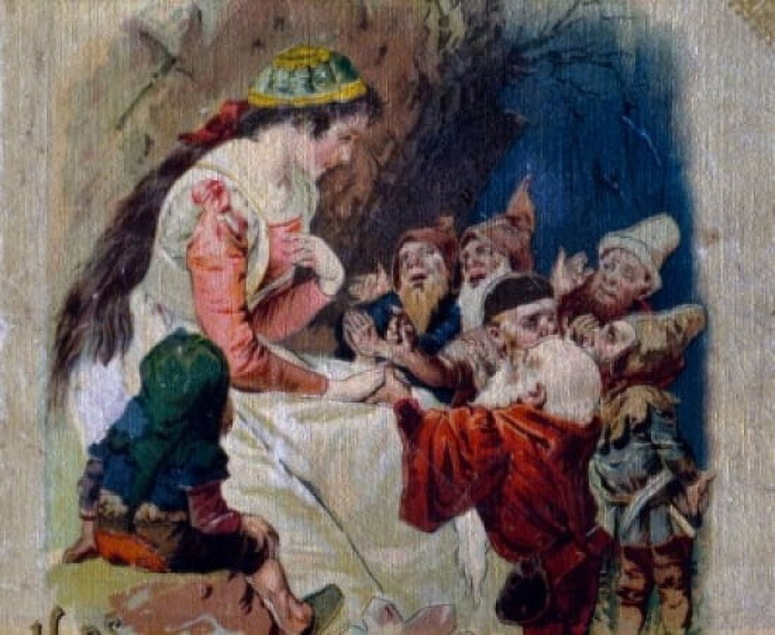 Snow White And The Seven Dwarfs Artist Unknown Canvas Art - (24 x 36)