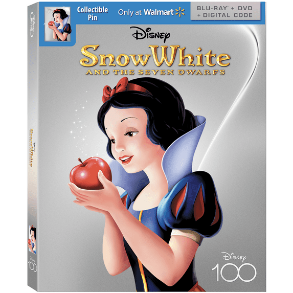 Snow White And The Seven Dwarfs - Disney100 Edition Walmart Exclusive (Blu-ray + DVD + Digital Code)