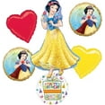 thumbnail image 1 of Snow White Birthday Party Supplies 6pc Balloon Bouquet Decorations, 1 of 6