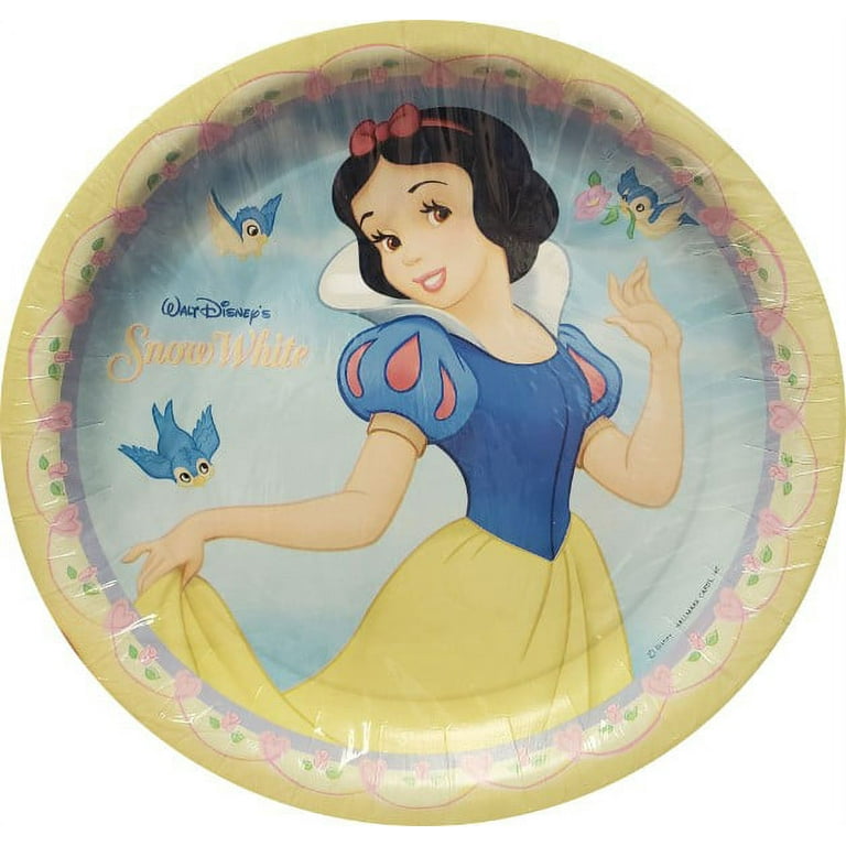 Snow White 'Blue Bird' Large Paper Plates (8ct) 