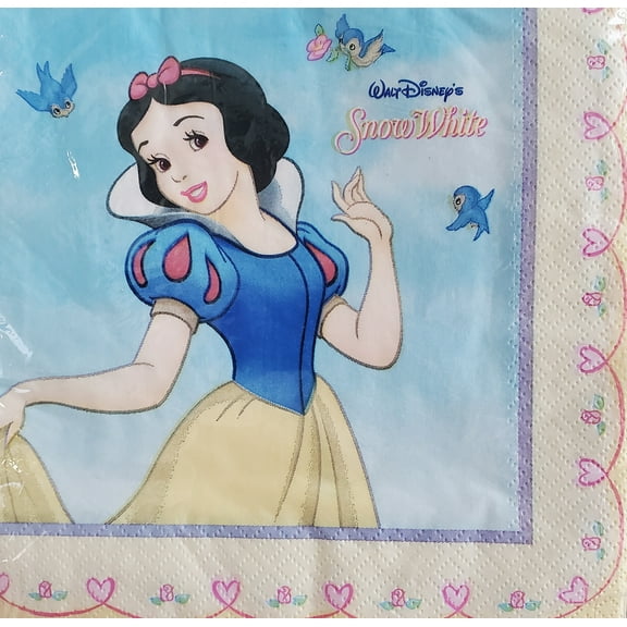 Snow White 'Blue Bird' Lunch Napkins (16ct)