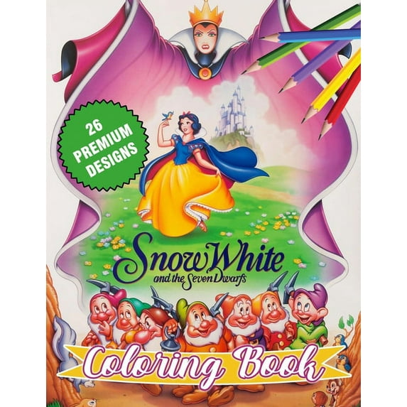 Snow White Coloring Book: Great Coloring Book For Kids and Adults - Snow White Coloring Book With High Quality Images For All Ages